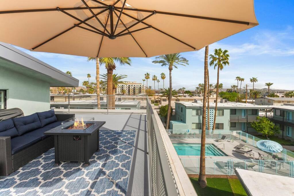Large Studio Rooftop & Poolside - Walk To Old Town Scottsdale Eksteriør billede